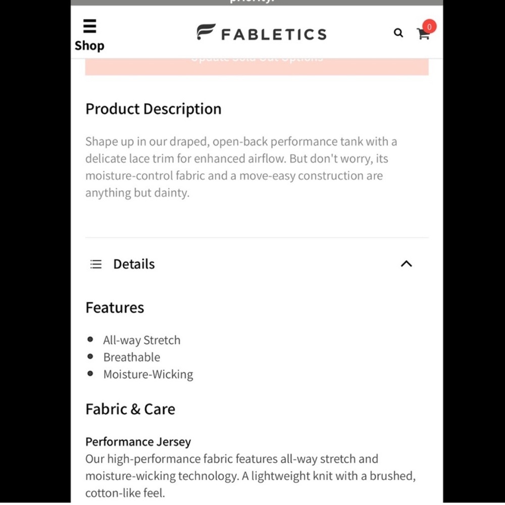 Fabletics tank - Picture 5 of 7